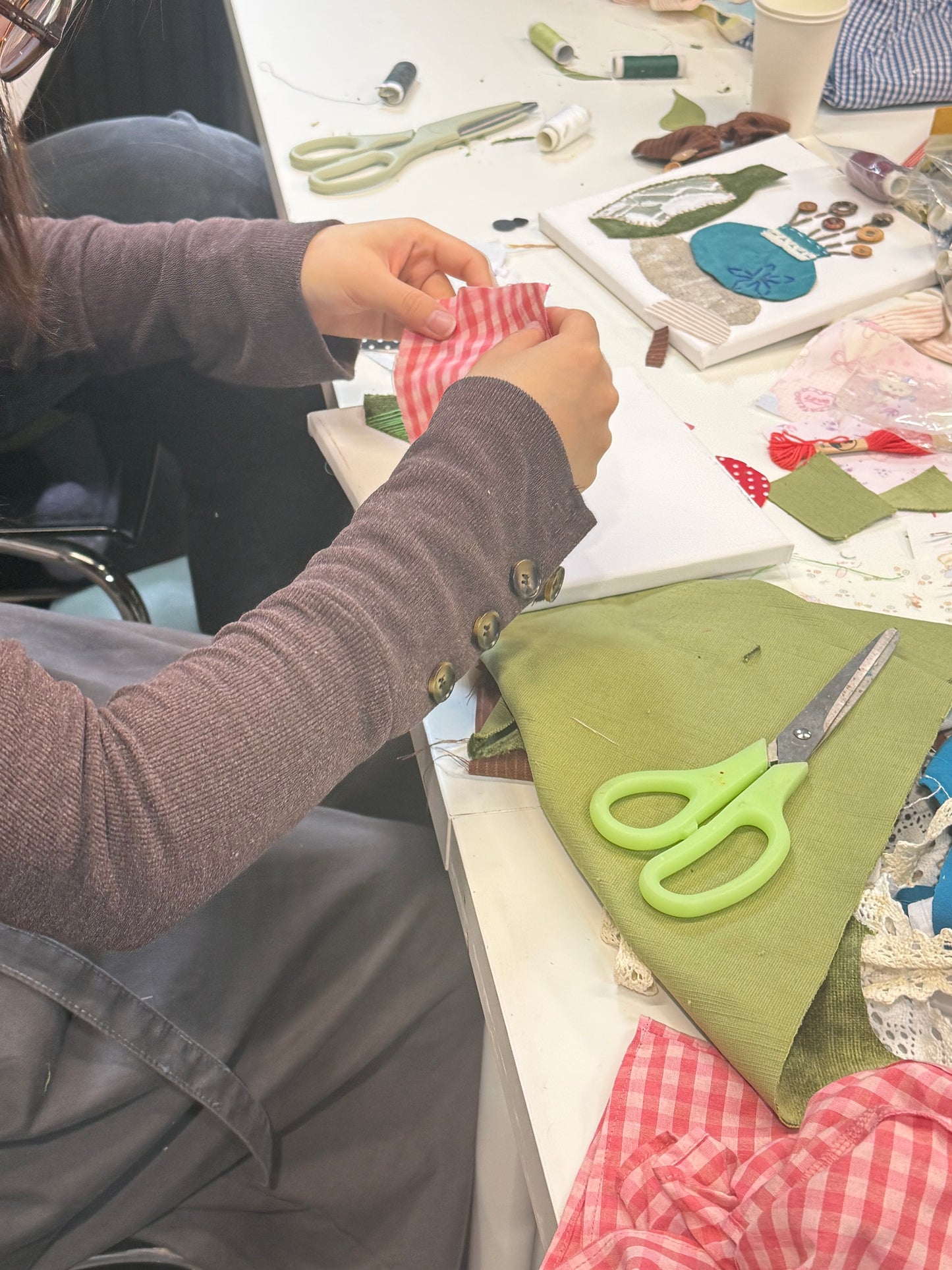 Textile Collage Workshop in Glasgow
