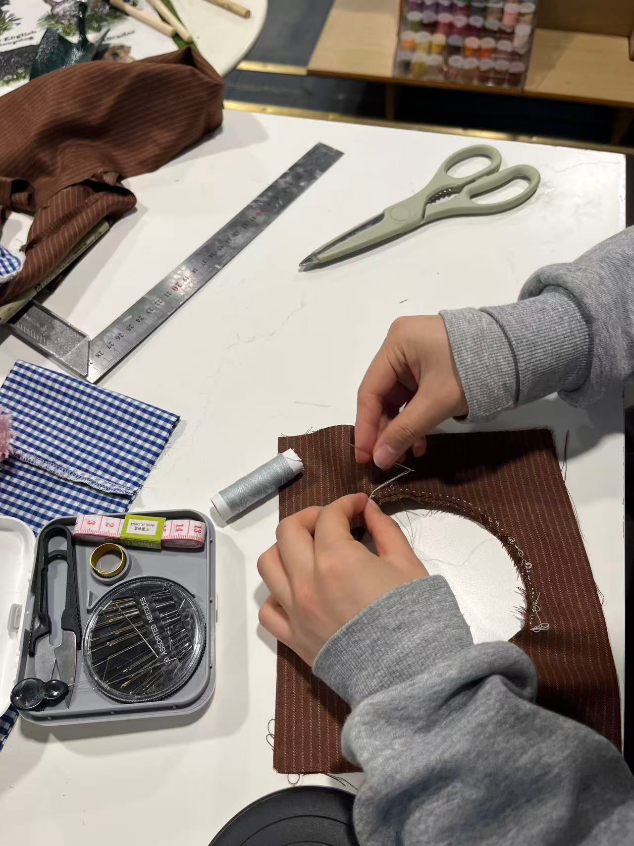 Scrunchie Sewing Workshop in Glasgow