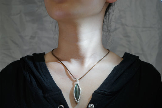 “Moonlit Forest” Labradorite Pendant Necklace