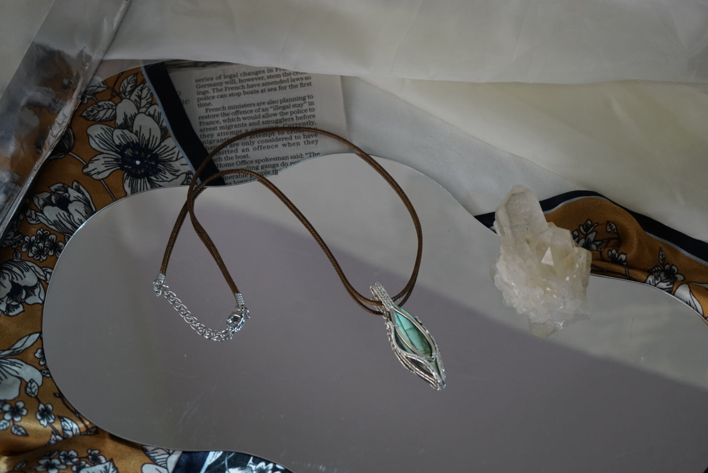 “Moonlit Forest” Labradorite Pendant Necklace