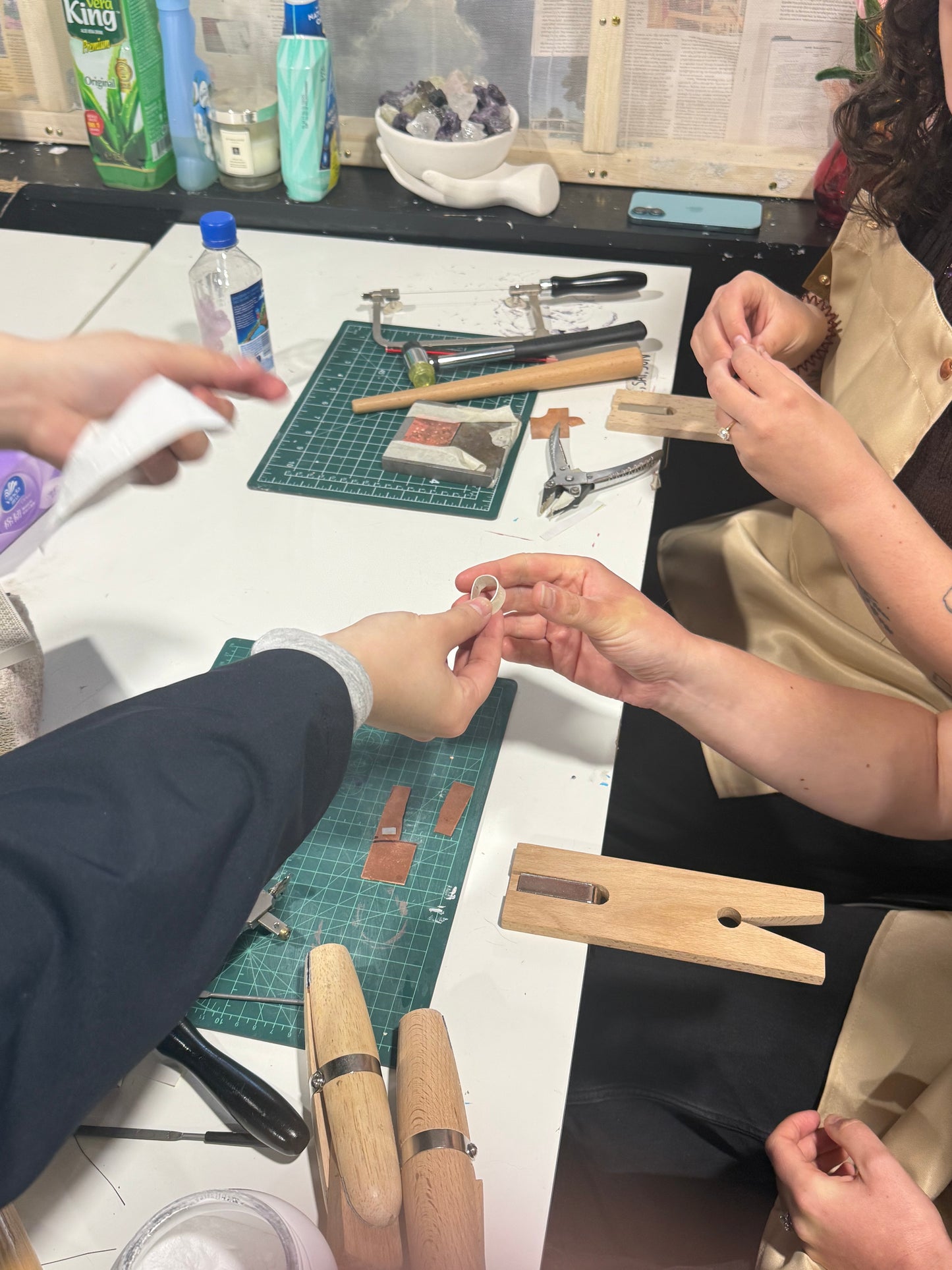 Silver Ring Workshop in Glasgow