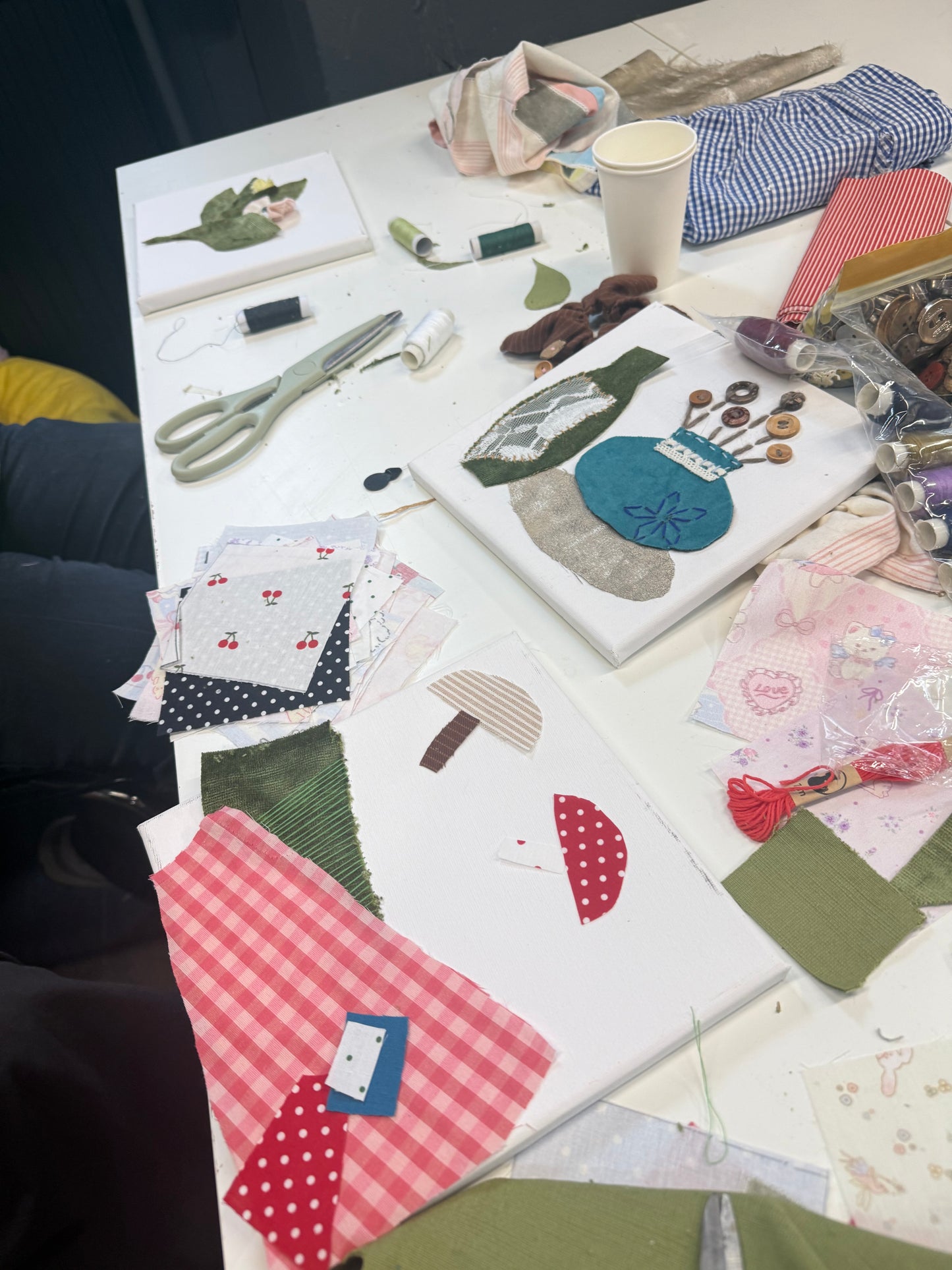 Textile Collage Workshop in Glasgow