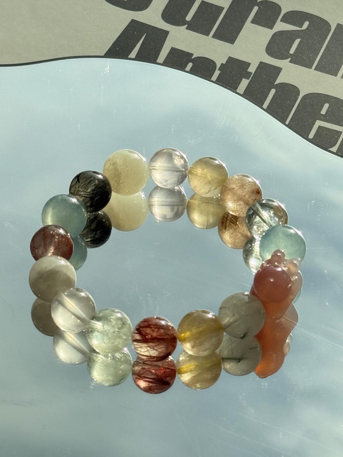 Custom Crystal Bracelet  DIY Design with Natural Stones