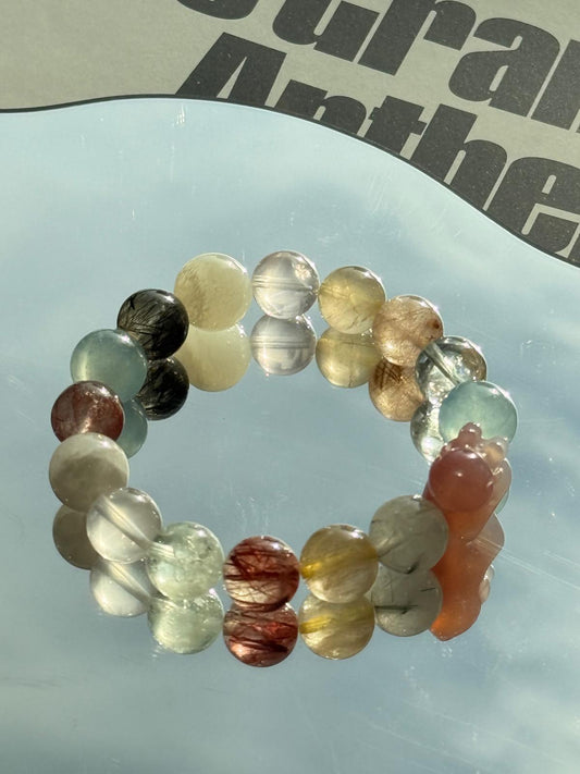 Custom Crystal Bracelet  DIY Design with Natural Stones